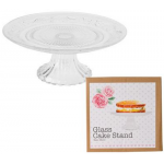 Glass Footed Cake Stand